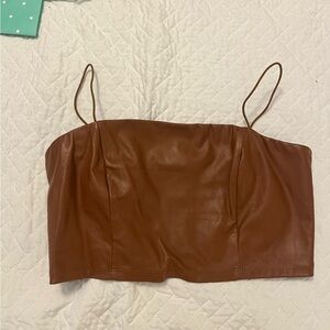 Windsor leather top